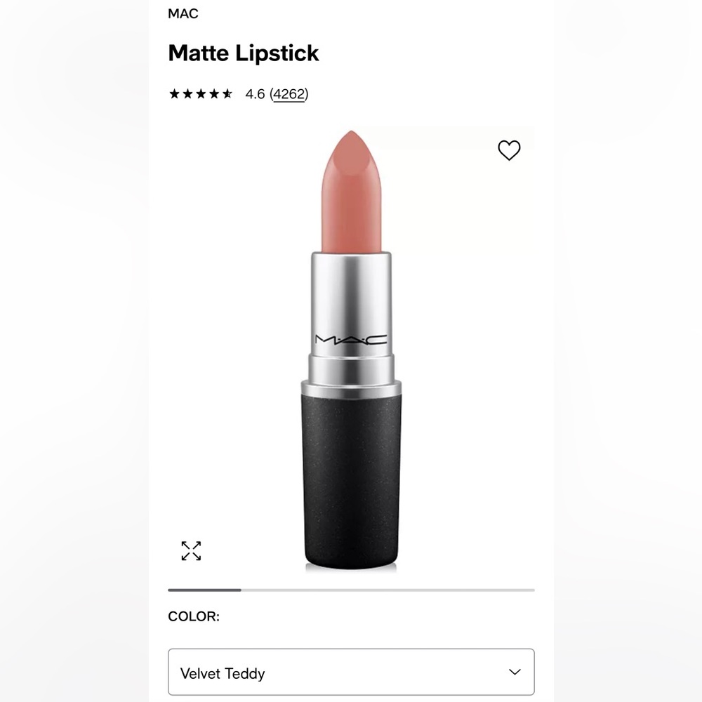 MAC Velvet Teddy Matte Lipstick